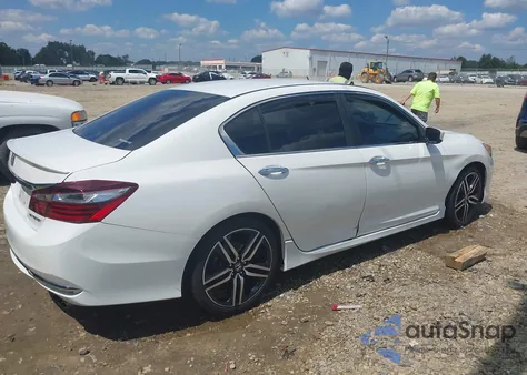 2016 Honda Accord Sport z USA, uszkodzony, nr VIN 1HGCR2F55GA168580